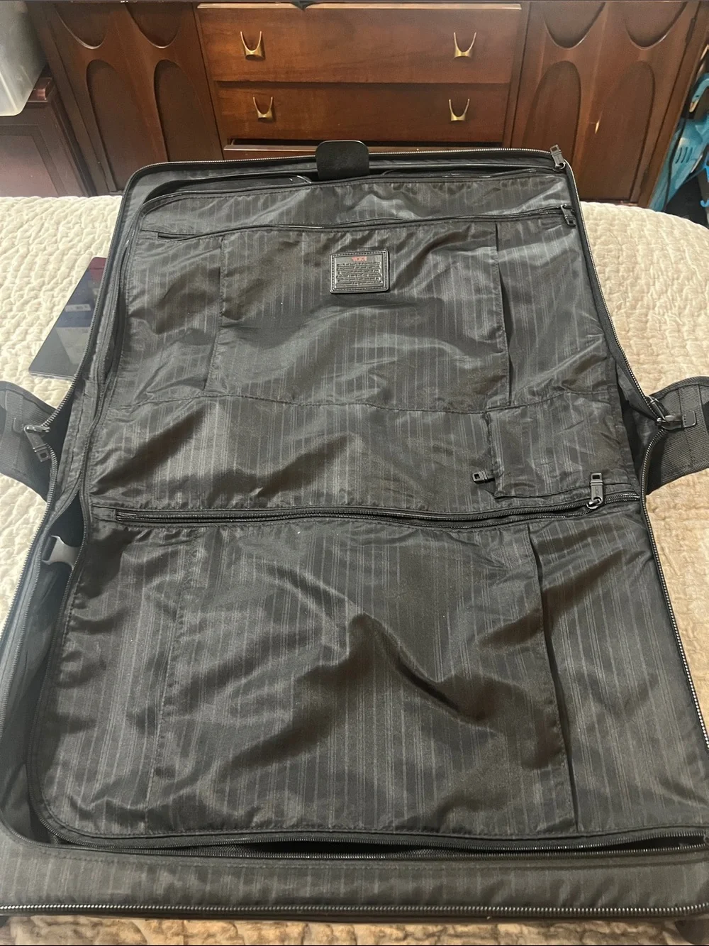 TUMI ‘Alpha’ Black Nylon Carry-On Garment Bag - 22033DH